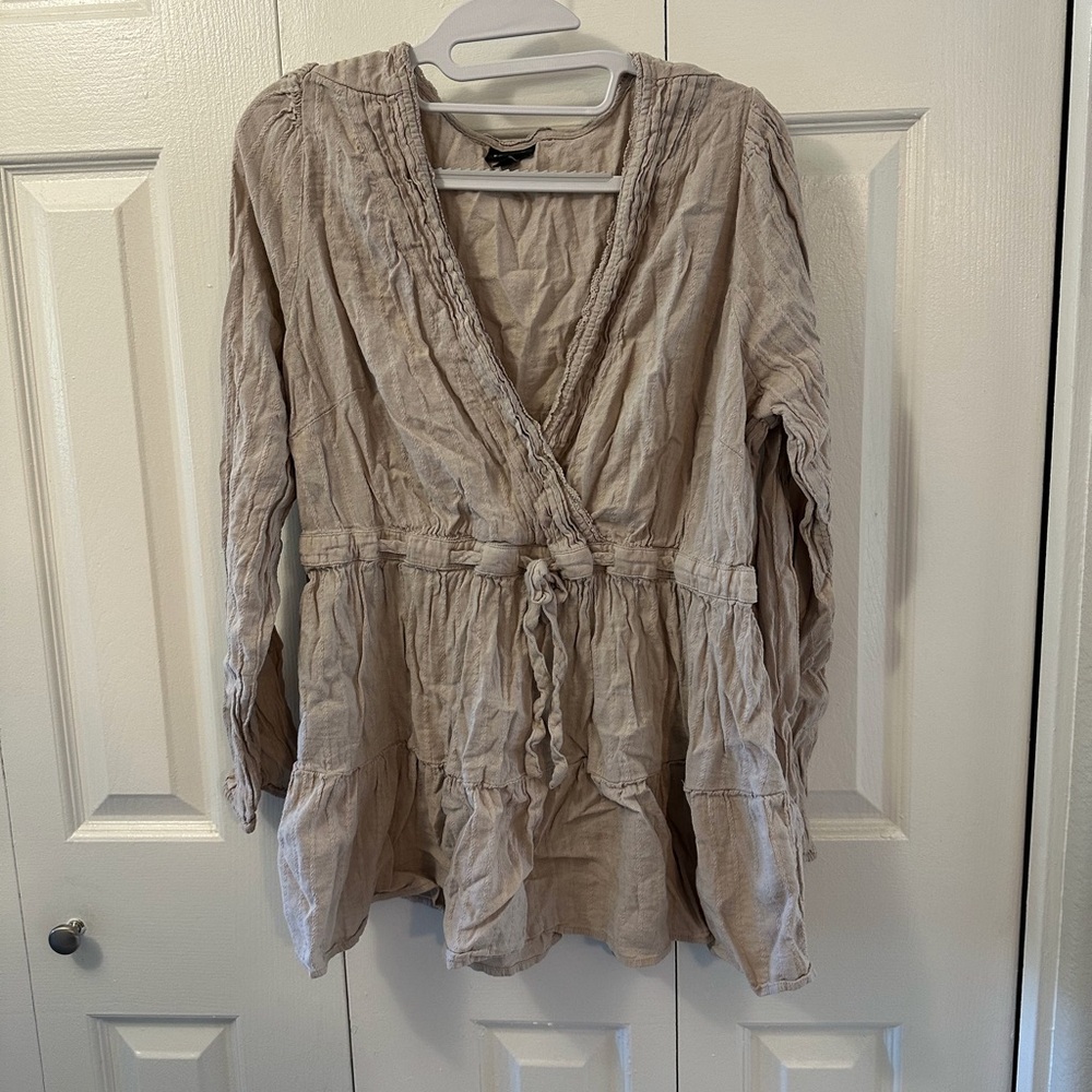 Torrid tie waist long sleeve